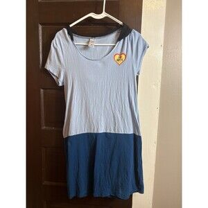 Bobs Burgers Hooded Dress Womens Medium I Love Butts Blue Casual